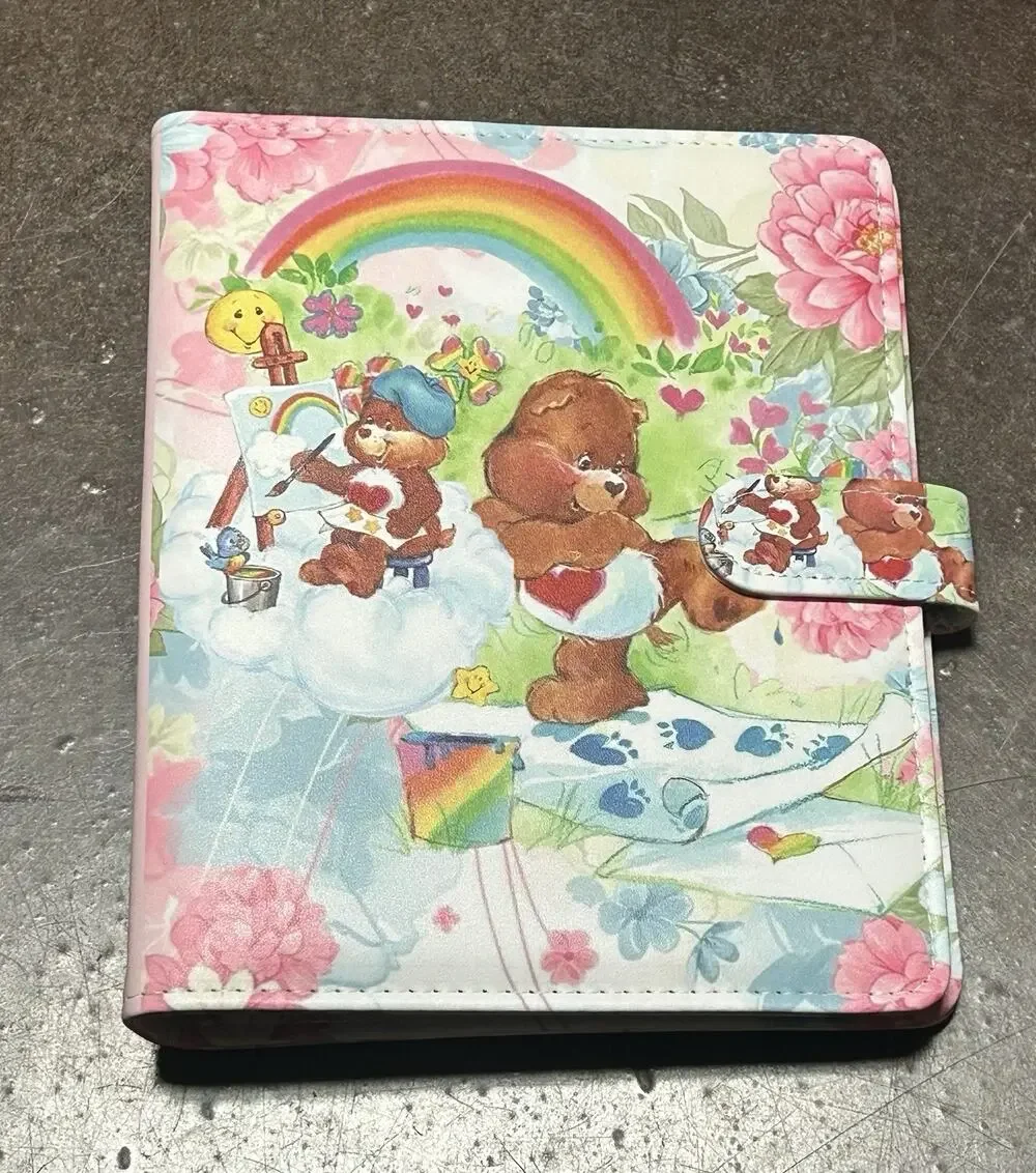 Care Bear A5 Binder w/ matching paper